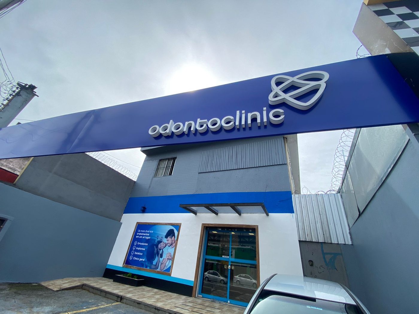 Letreiro da Odontoclinic Campo Limpo